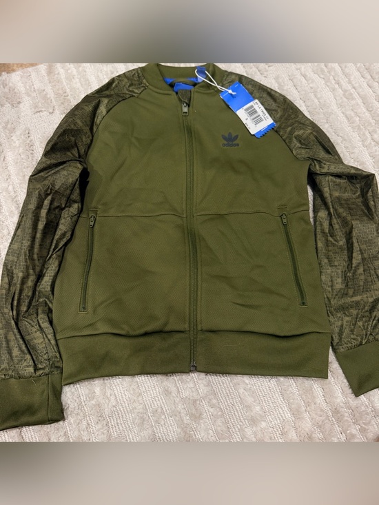 adidas Other - adidas Olive Green Full-Zip Track Jacket